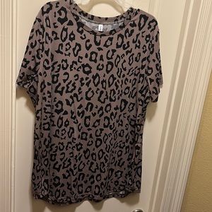Leopard print tunic
